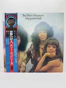 1円スタート【現状品】The Three Degrees スリー・ディグリーズ 世界の恋人 ECPO-10-PH LPレコード