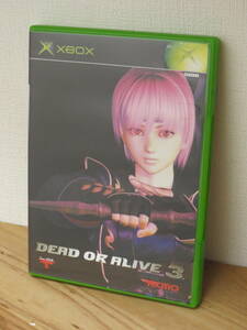 中古 Microsoft マイクロソフト Xbox ソフト DEAD OR ALIVE 3 デッドオアアライブ3