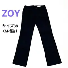 ZOY パンツ レディース ブラック 38