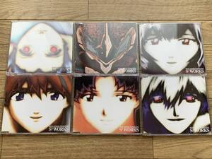 NEON GENESIS EVANGELION S2 WORKS　新世紀エヴァンゲリオン 6枚組CD　ディスクのみ(外箱等の付属品欠品)/AG