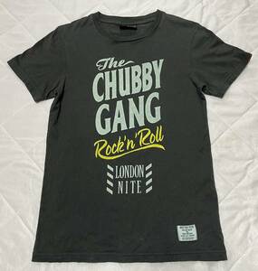 CHUBBY GANG 半袖Tシャツ M 160 チャコールグレー レディースも