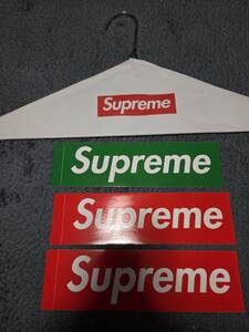 新品/即日発送/国内正規/ Supreme FW 24 Box Logo ステッカー　ハンガー ノベルティ ボックスロゴ 緑 グリーン sticker シュプリーム