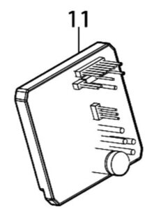 マキタ makita 18V 充電式 クリーナ CL286FDRF 用 コントローラ 620L19-1 クリーナー 掃除 清掃 部品 修理 大工 建築 建設 掃除機 DIY