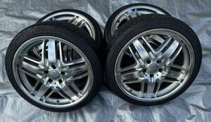 LORINSER ロリンザー １９インチ (2本:245/35ZR19 93W 19×9 1/2J ET44)(2本:225/40ZR19 93W 19×8 1/2J ET38) (4本:2017年製) PCD 114.3