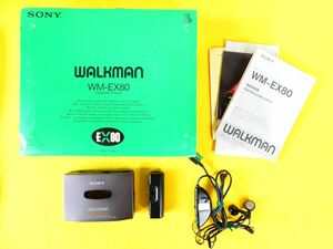 S) (GGB-34) SONY ソニー WALKMAN カセットウォークマン WM-EX80 音響機器 オーディオ ※ジャンク/通電OK！ @60 (11)