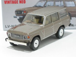 トヨタ ランドクルーザー60 GX（茶）LV-N279c【トミーテック社1/64ミニカー】【トミカの時】