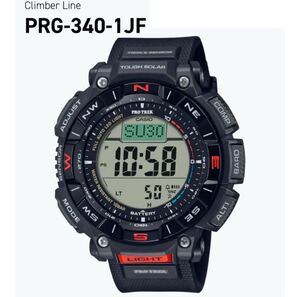 【超美品】CASIO PROTREK プロトレック PRG-340-1JF クライマーライン タフソーラー 登山