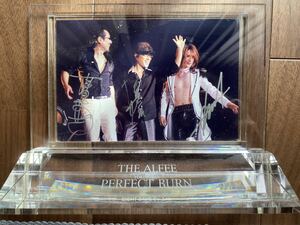 【貴重　当選品】THE ALFEE アルフィー　高見沢俊彦　坂崎幸之助　桜井賢　2009年　YOKOHAMA PERFECT BURN メンバー直筆サインパネル