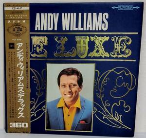 LP(帯付.XS-4-C.来日記念.ピンナップ付き)アンディ・ウイリアム ANDY WILLIAMS/アンディ・ウイリアム・デラックス【同梱６枚まで】060603