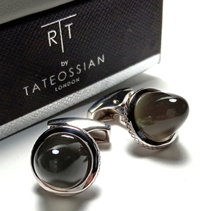 【tac80】限定品　TATEOSSIAN　タテオシアン　カフリンクス　カフス　シルバー925　英国製　イギリス製　KING OF CUFFLINKS　新品　