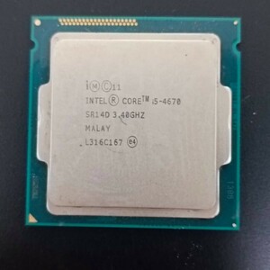 Intel CPU Core i5 4670 動作品