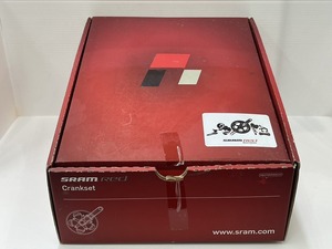 【未使用】 スラム SRAM クランクセット 52-36T 170mm RED 10s【カウマン戸塚】