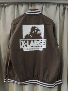 X-LARGE エクストララージ OG VARSITY JACKET オリーブ M 最新人気商品 値下げしました！