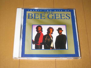 ベスト・オブ・ビージーズ TWENTY-TWO HITS OF THE BEE GEES 国内盤CD POCP-7135 ♪若葉のころ♪マサチューセッツ♪メロディ・フェア