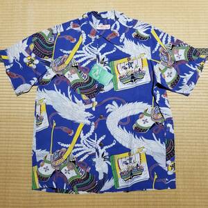 SUN SURF　Ｌ　兜　龍 宝船　SS35313　DRAGON & WARRIORS HELMET　和柄　アロハシャツ　サンサーフ　Hawaiian shirt　大谷翔平　ドジャース