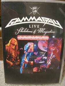 中古DVD GAMMA RAY/LIVE SKELTONS OF MAJESTIES ２枚組　輸入盤　KAI HANSEN