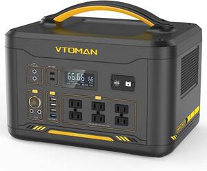 新品　VTOMAN JUMP1800 ポータブル電源 リン酸鉄 ポータブルバッテリー 大容量 1548Wh/483750mAh V-Beyond 機能付 容量拡張対応 AC