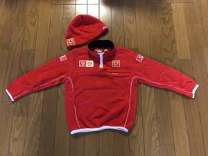 Ferrari official FILA フリース ジャケット&ビーニー Set