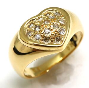 売り切り!!人気!!1円〜!!＊K18 天然ダイヤモンドピンキーリング＊D 約2.7g 2号 diamond ジュエリー ring jewelry pinkie EB8/EB8 A257