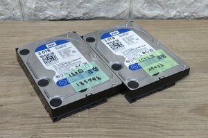 ★≪中古品≫WD HDD 3.5 3T WD30EZRZ 2台セット[t24112125]