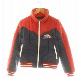 ヒステリックグラマー HYSTERIC GLAMOUR 22AW レインボースウォッシュ アップリケ スキージャケット フルジップ M 赤