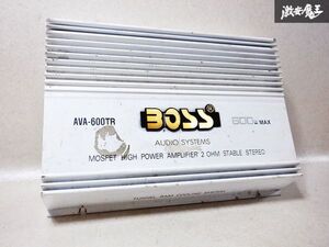 BOSS AVA-600TR 2ch 2チャンネル 600W オーディオ アンプ パワーアンプ 棚E5