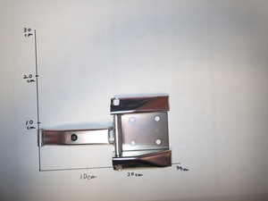 トラック部品 三菱キャンター用 荷台アオリのセイコーラック アオリ側の部品 楽ちん丁番 あおり開閉補助装置 片側1個