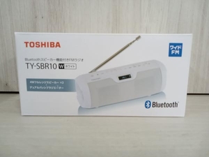 【未開封未使用品】 TOSHIBA Bluetoothスピーカー機能付きFMラジオ