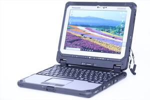 即配 累積2690時間 バッテリー良好 タッチパネル 2in1 タブレット TOUGHBOOK CF-20E0385VJ i5-7Y57 RAM4GB SSD128GB 10.1WUXGA