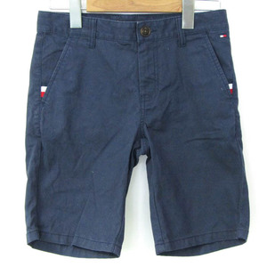 トミーヒルフィガー ハーフパンツ ストレッチ ボトムス キッズ 男の子用 140サイズ ネイビー TOMMY HILFIGER