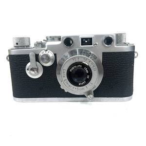 【現状品】Leica Ⅲf DPR Ernst Leitz Wetzlar セルフタイマー付 Leitz Elmar f=5cm 1:3.5 ライカ フィルムカメラ レンジファインダー 