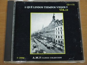 CD タンゴ 古き佳き時代 第14集 A.M.P. CD-1172 中古品 QUE LINDOS TIEMPOS VIEJOS