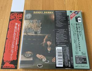 サンディ・デニー【Sandy Denny】海と私のねじれたキャンドル 紙ジャケ limited papersleeve 紙ジャケット 復刻帯 Led Zeppelin CD