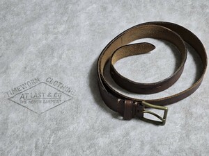 ATLAST アットラスト ブラスベルト36 BR ブッチャープロダクツ TIMEWORN CLOTHING BUTCHER PRODUCTS BRASS BELT 36