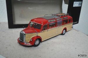 ミニチャンプス メルセデス ベンツ O3500 Bus 1955 1/43 ミニカー