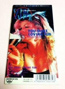 8cmCD シンディローパー(CYNDI LAUPER) 「YOU MAKE LOVING FUN(Single Vocal Ver./同((Extended Dance Vocal Ver.」 盤面良好,ジャケやや傷