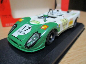 ベストモデル 1/43 「 ポルシェ 908/2 」 #17 ホワイト/グリーン 1970ｙ ニュルブリング出走車 ・送料 400円 （レターパック発送）