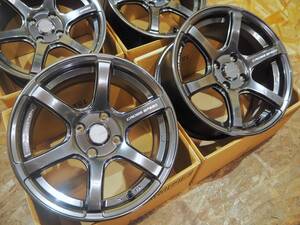 ★新作★16inch 7J+35 4H100 新品 クロススピードRS6 人気6本スポーク 軽量ホイール1台分 タイヤset可能 CIVIC PROBOX SUCCEED ROADSTER GM