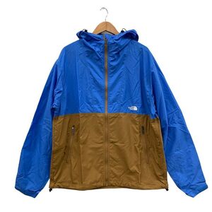 極美品◆ジャケット ザ ノースフェイス コンパクトジャケット NP72230 ブルー×ブラウン サイズXXL THE NORTH FACE 【AFB14】