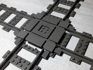 ■レゴシティ LEGO CITY■トレイン■クロスレール化キット/平面交差/十字交差■正規パーツ使用■未使用新品■同梱可■b