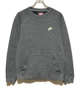 NIKE Tech Fleece Crew（M）グレー ナイキ NSW テックフリース クルーネック スウェット トレーニング ジム