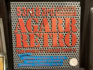 【LP】VARIOUS ☆ Agarr Retro Fun While It Lasted Part II 00年 UK Avalanche Records アナログ カラーヴァイナル Boy Hairdressers 良品