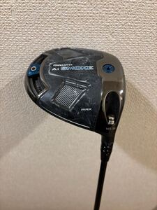 Callaway キャロウェイ パラダイム Ai スモーク MAX ドライバー 10.5° TENSEI50(S) for callaway 保証書　ヘッドカバー付属