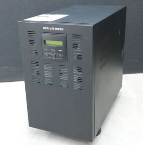 【中古バッテリー搭載】ナカヨ電子 無停電電源装置 UPS-LiB1000N 使用可能 バッテリー寿命保証外 西濃運輸発送 代引き不可【H24122418】