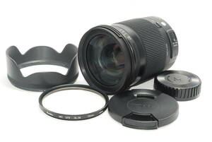 ☆外観美品☆レンズフィルター付☆SIGMA シグマ 18-300 F3.5-6.3 DC Contemporary SONY ソニー【純正フード付き】y1209