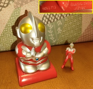 【モアイみたい】＊レア＊レトロ＊円谷プロ＊1989年＊BANDAI＊バンダイ＊ウルトラマン＊セブン＊フィギュア＊特撮＊マスコット＊インテリア