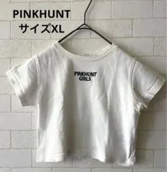 PINKHUNT  クロップド丈Tシャツ　サイズXL