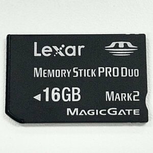 【動作確認済】レキサー/Lexar メモリースティック プロ デュオ 16GB PRO Duo PSP-1000 PSP-2000 PSP-3000 カメラ L-16-1