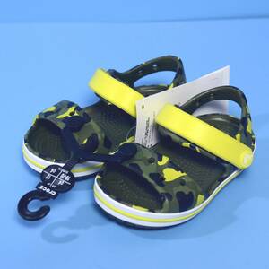 12cm◆クロックス サンダル クロックバンド　シーズナルグラフィック　キッズ◆crocs　crocband seasonalgraphic sdl kids　未使用品　新品