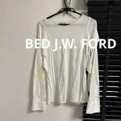 BED J.W. FORD ホワイト長袖Tシャツ